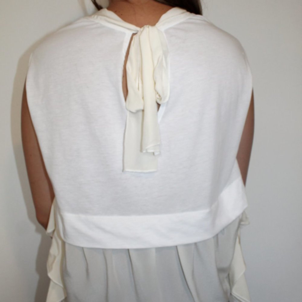 Miu Miu Flowy Bow Tie Blouse - image 3